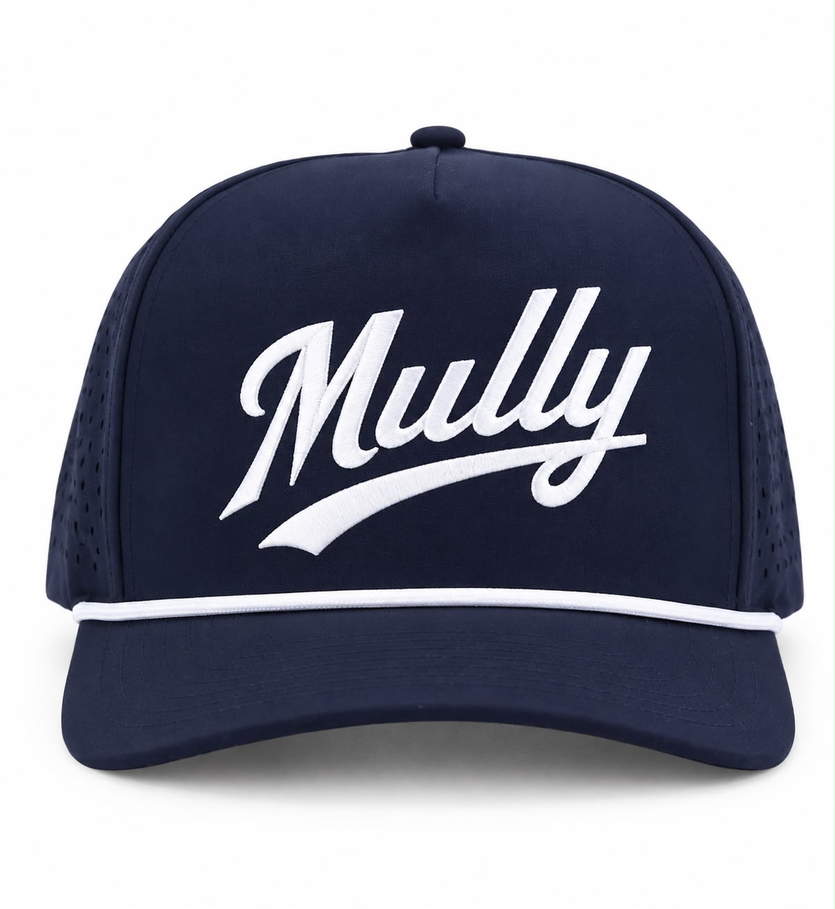 Mully Depp Navy White Cap