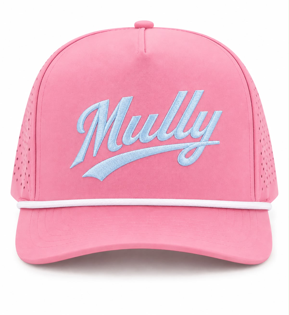 Mully Soft Pink Powder Blue Cap