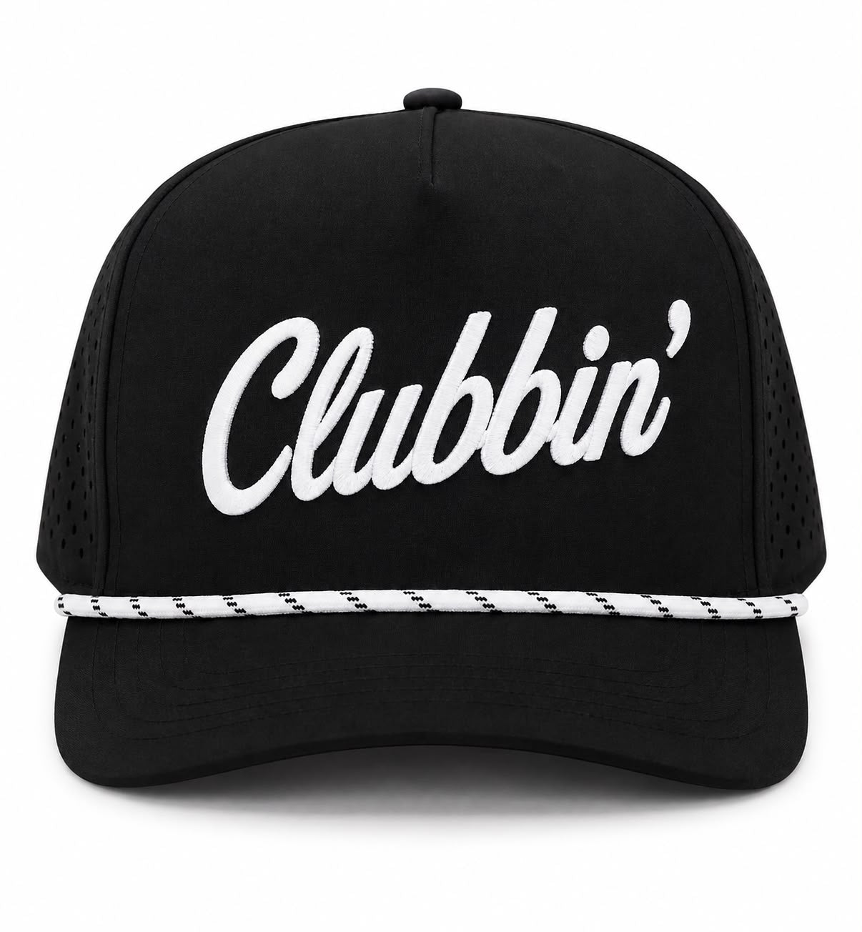 Clubbin Black White Cap