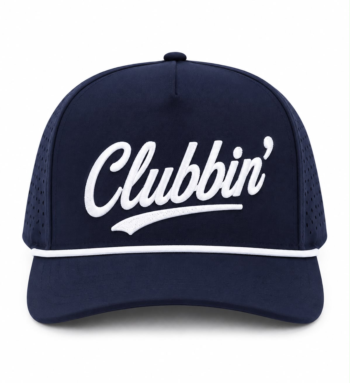 Clubbin Deep Navy White Cap