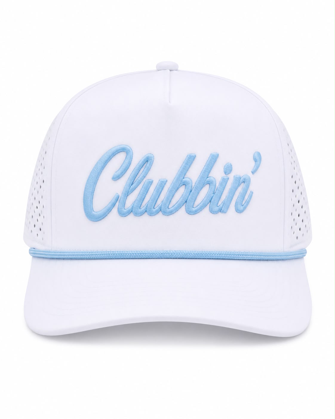 Clubbin White Powder Blue Cap