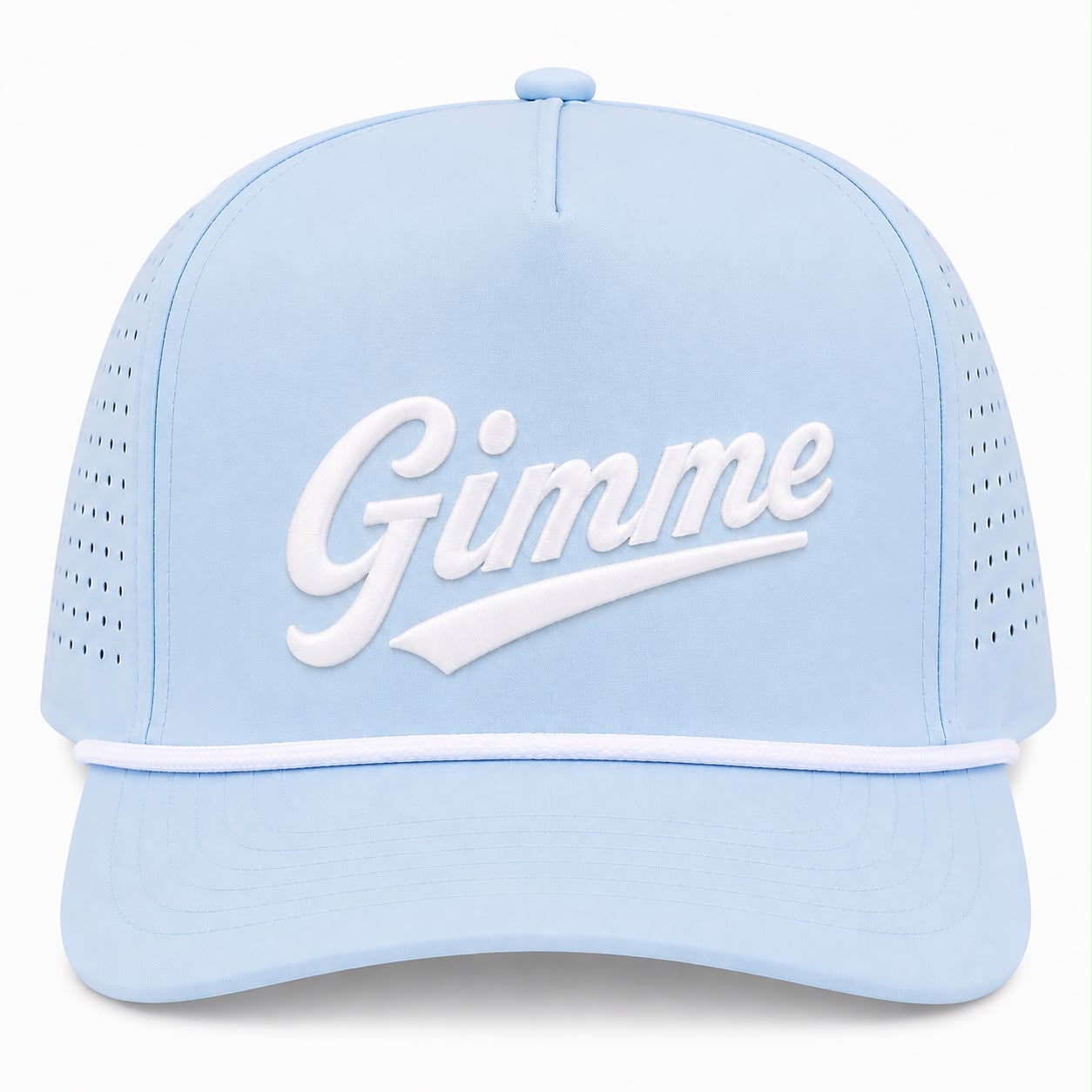 Gimme Powder Blue White Cap