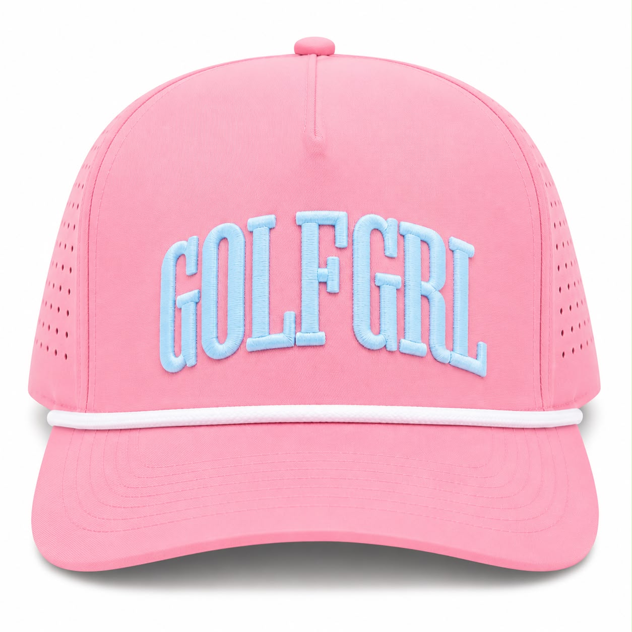 Golfgirl Soft Pink Powder Blue Cap