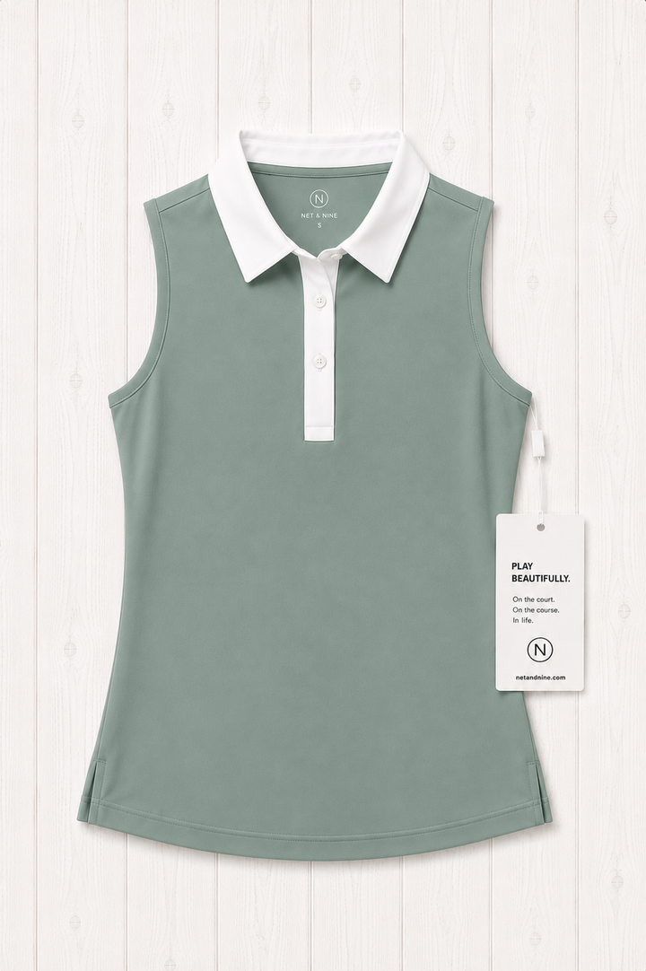 Coastal Sage Solid Polo