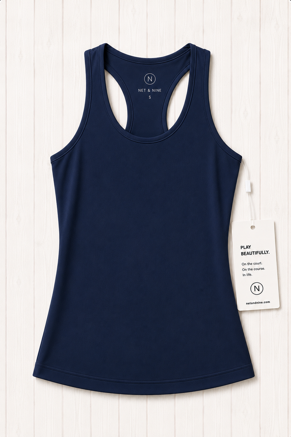 Deep Navy Solid Tank
