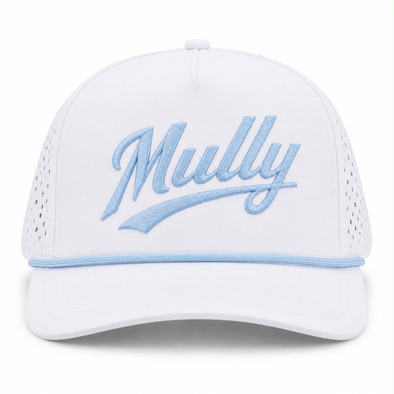 Mully White Powder Blue Cap
