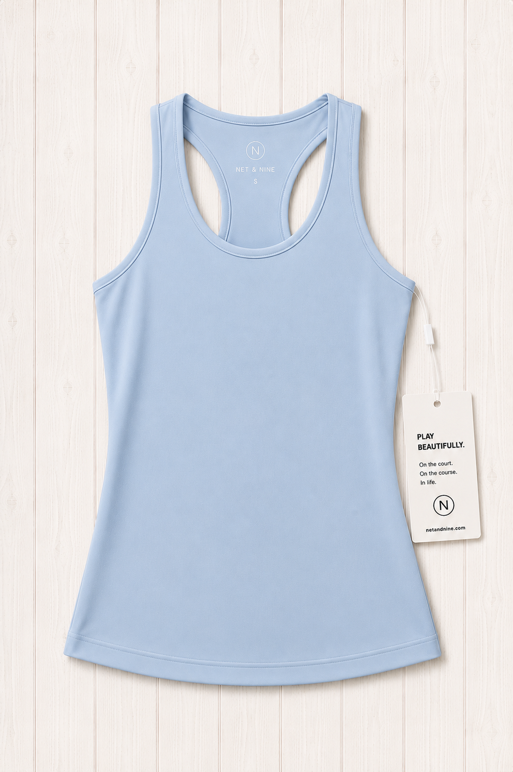 Powder Blue Solid Tank