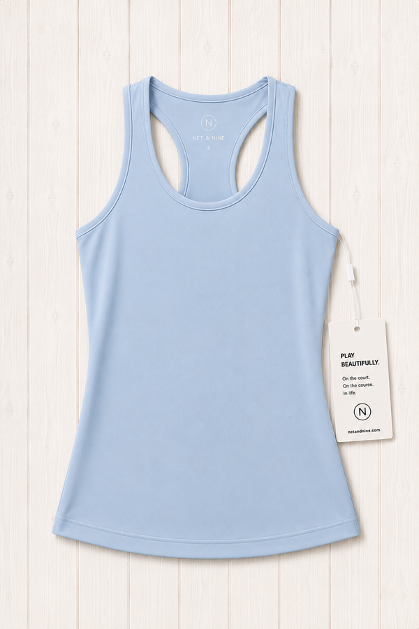 Powder Blue Solid Tank