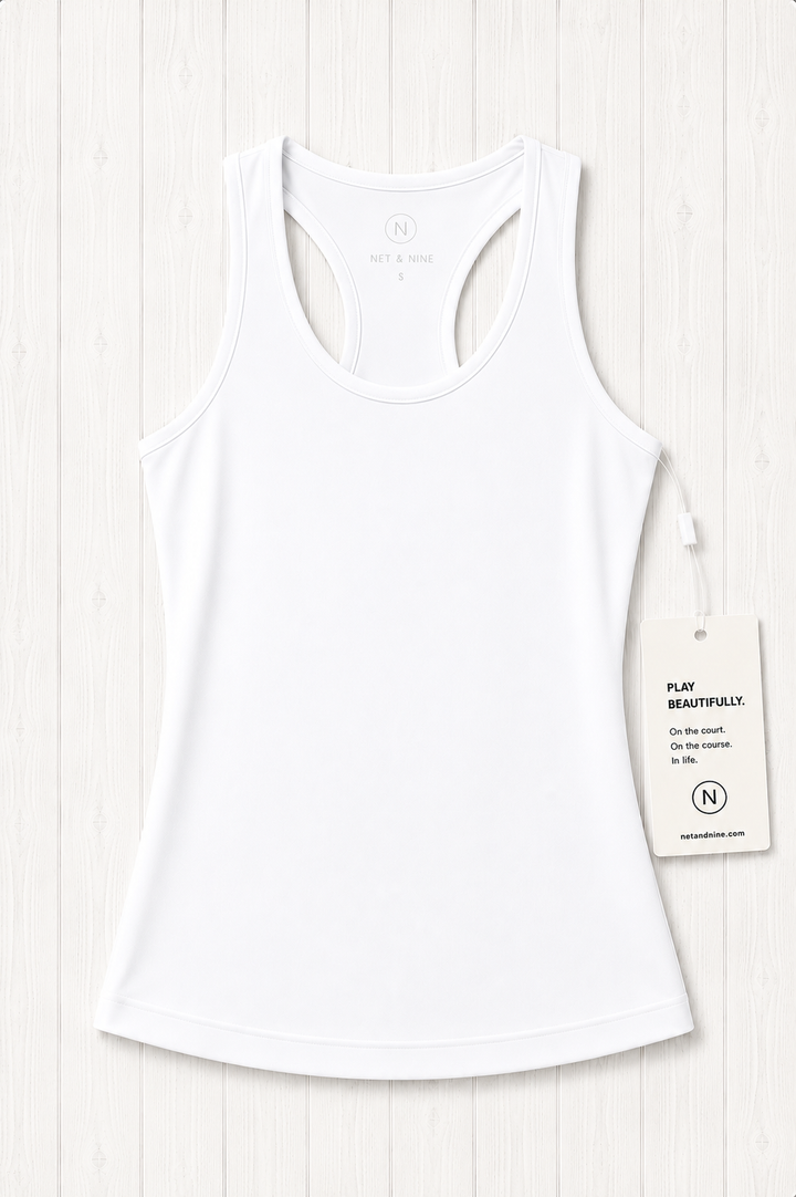 White Solid Tank