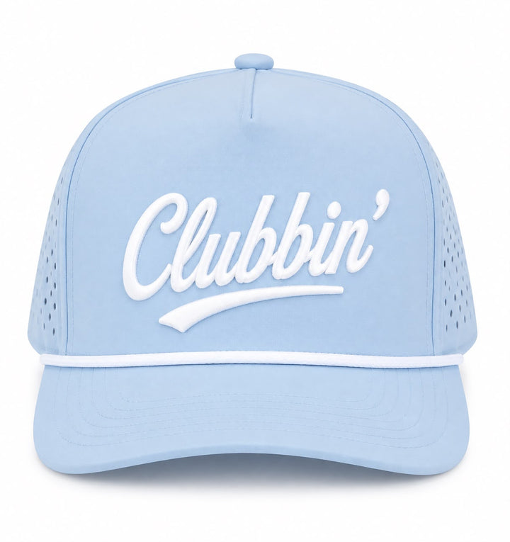 Clubbin Powder Blue White Cap