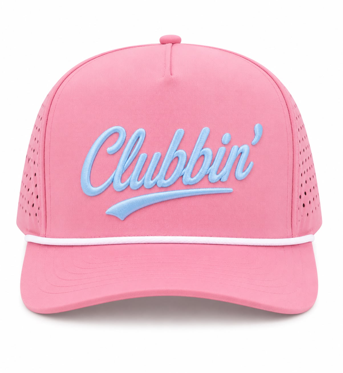 Clubbin Soft Pink Powder Blue Cap
