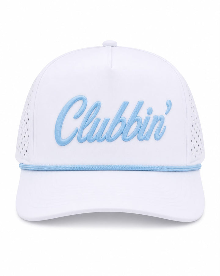 Clubbin White Powder Blue Cap