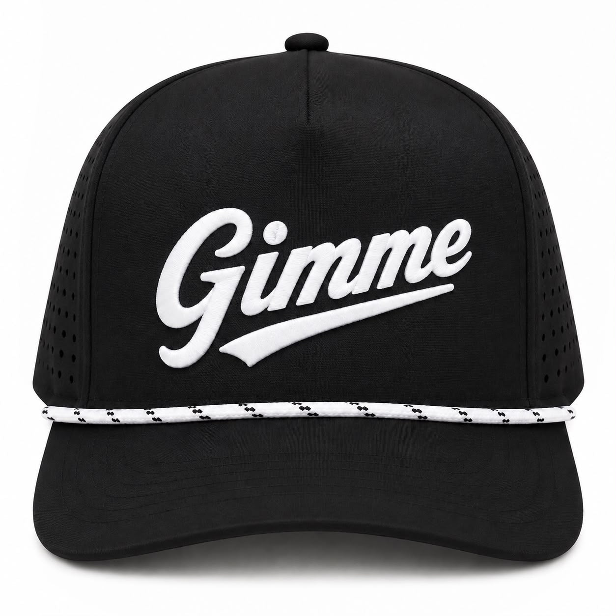 Gimme Black White Cap