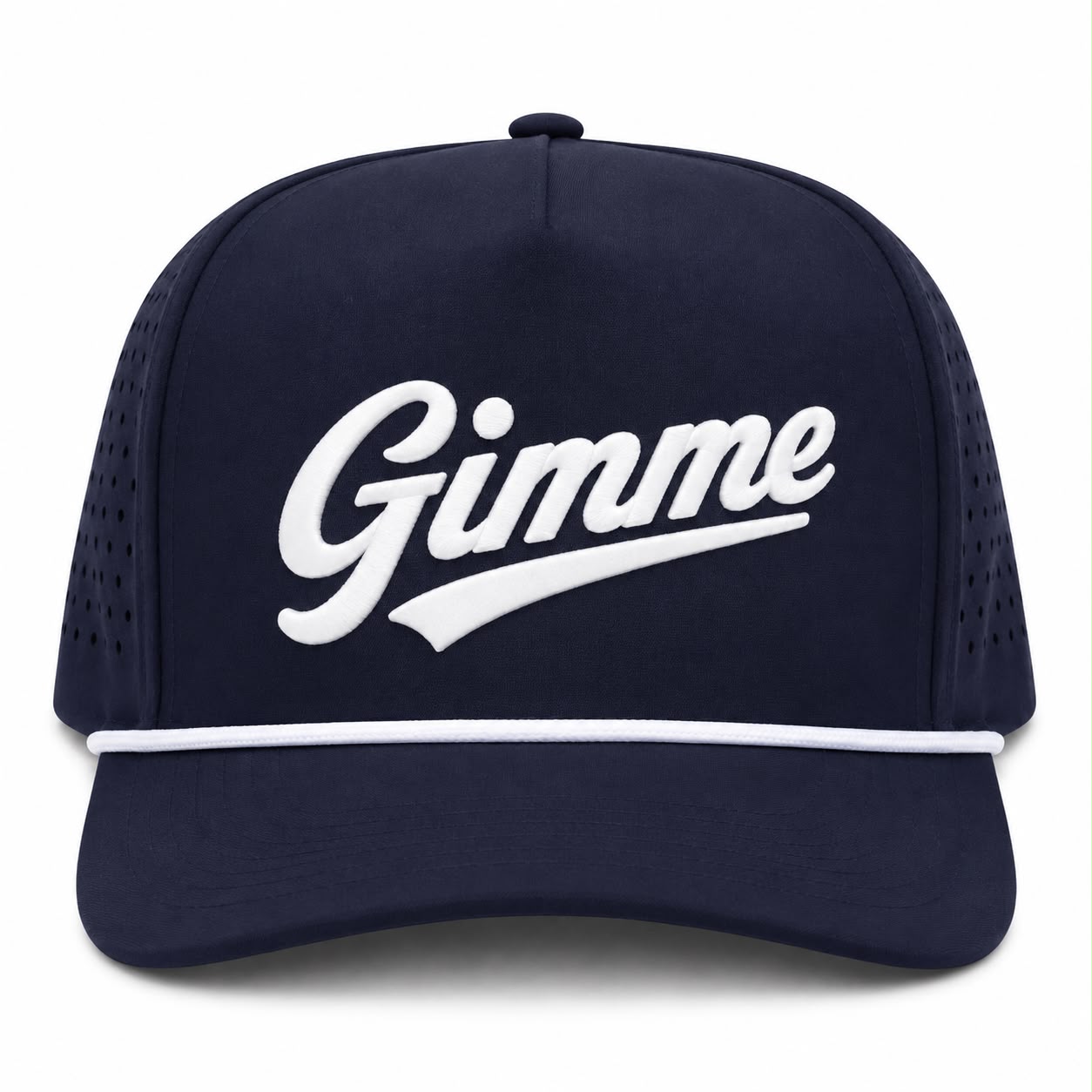 Gimme Deep Navy White Cap