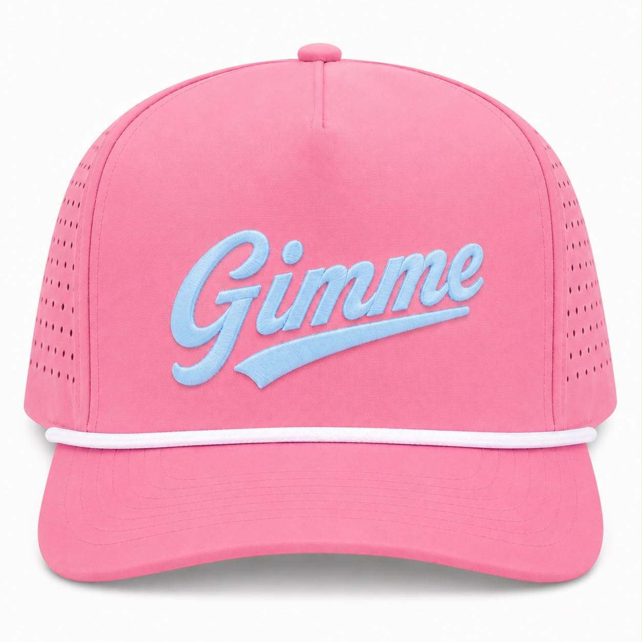 Gimme Soft Pink Powder Blue Cap