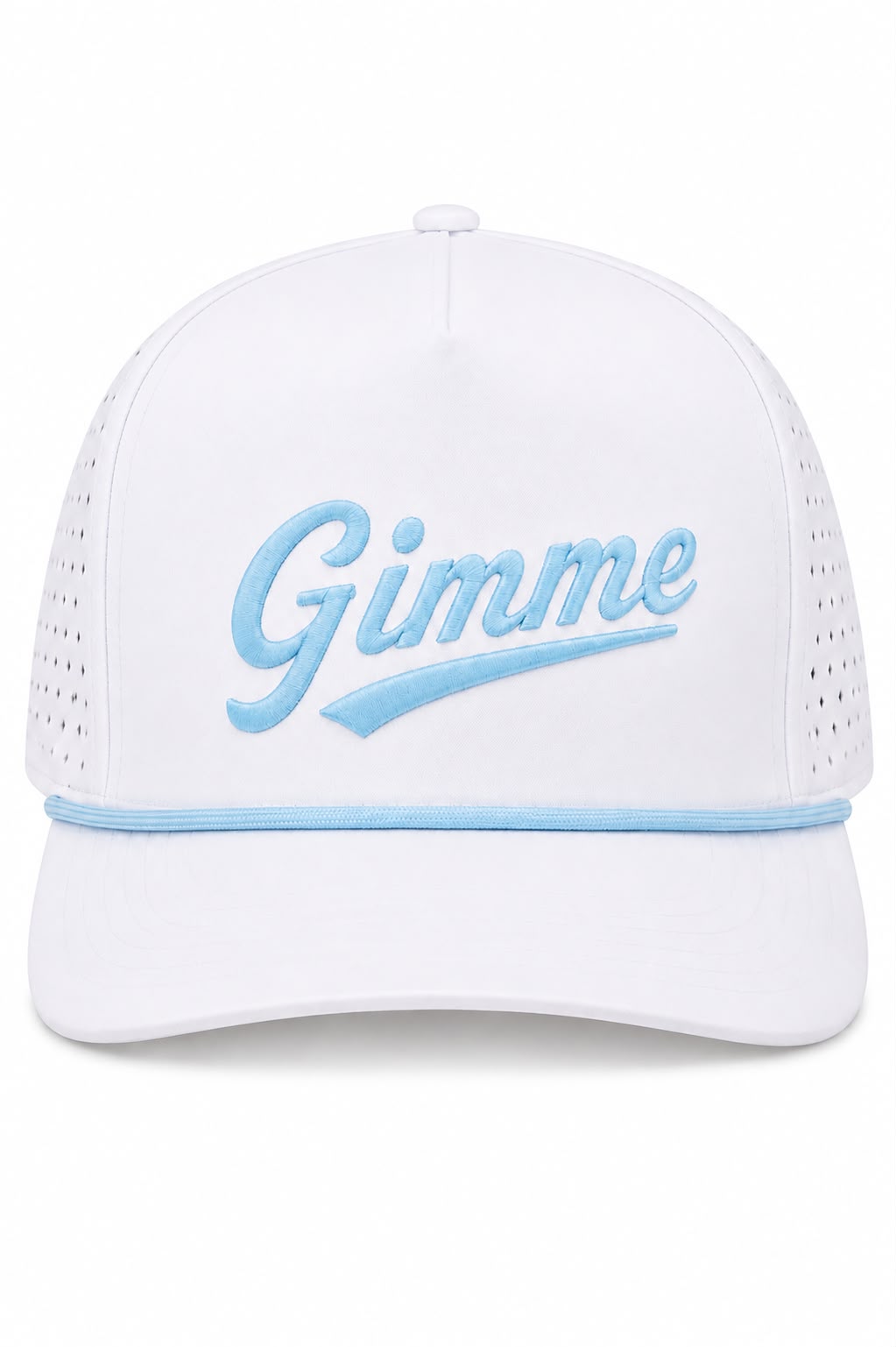 Gimme White Powder Blue Cap