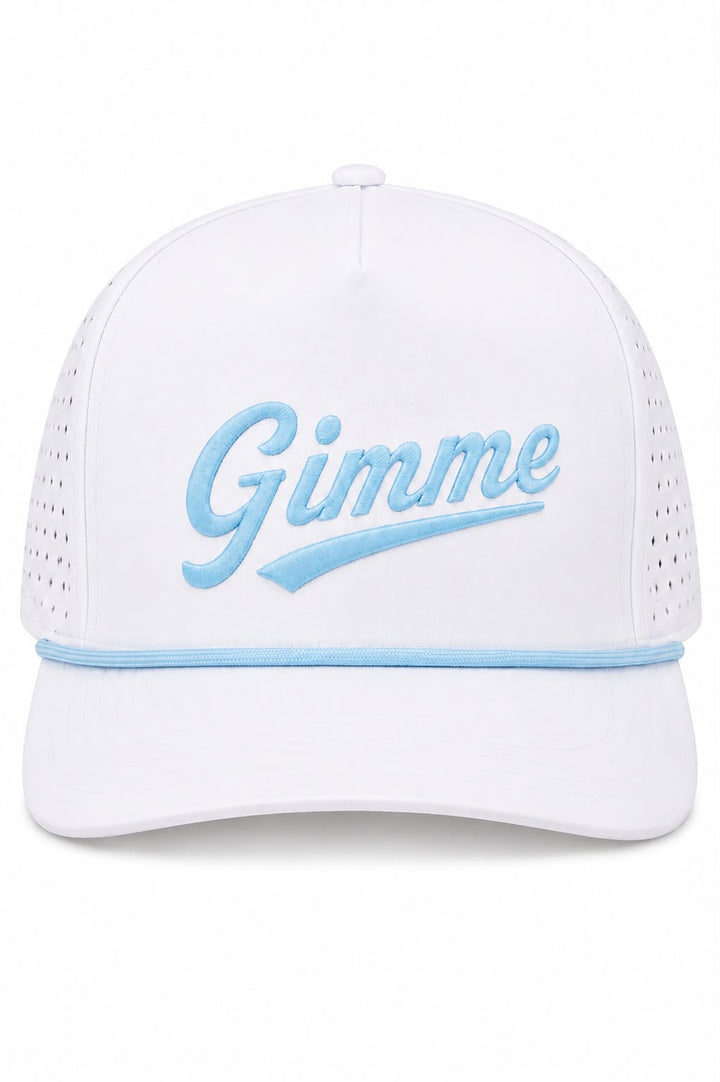 Gimme White Powder Blue Cap