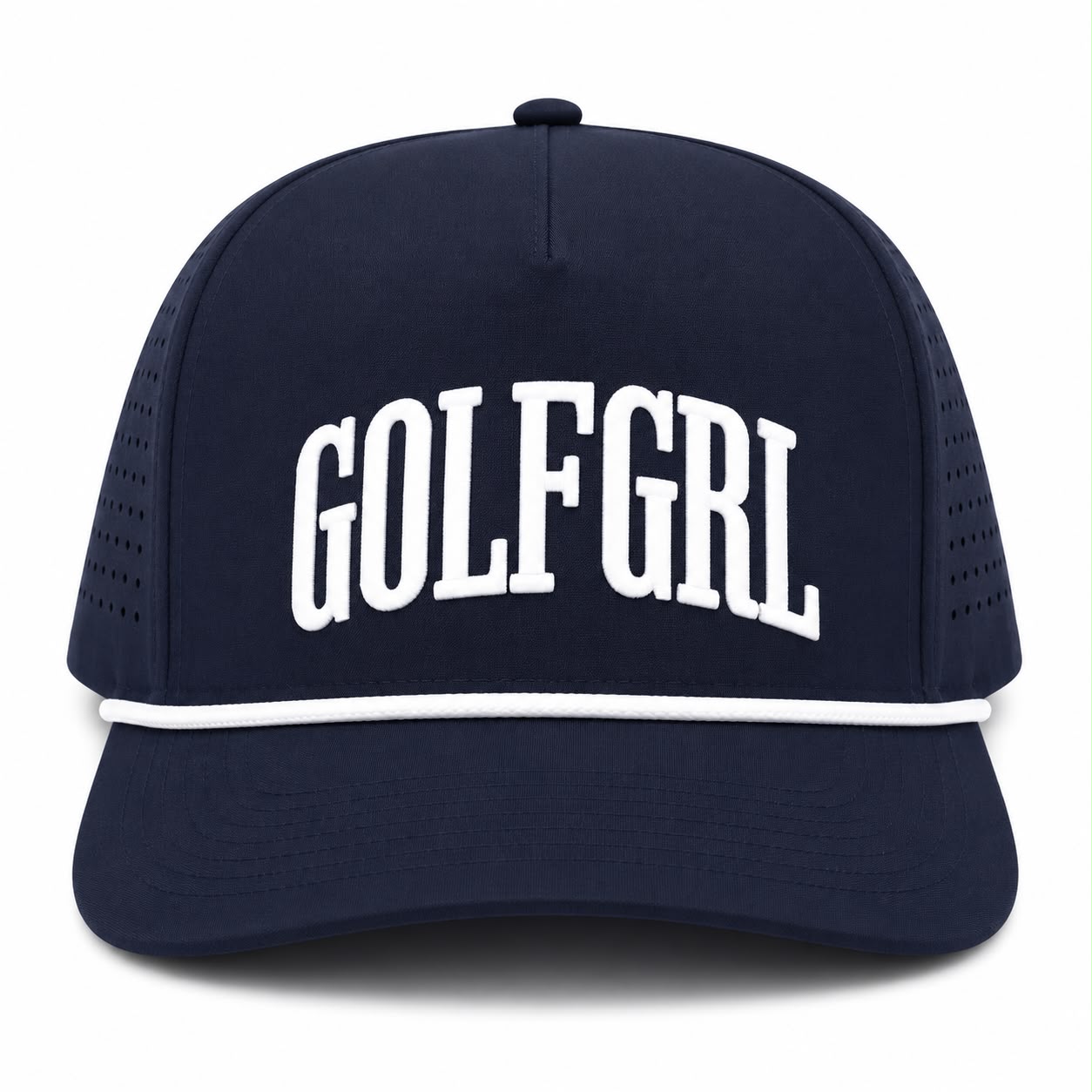 Golfgirl Deep Navy White Cap